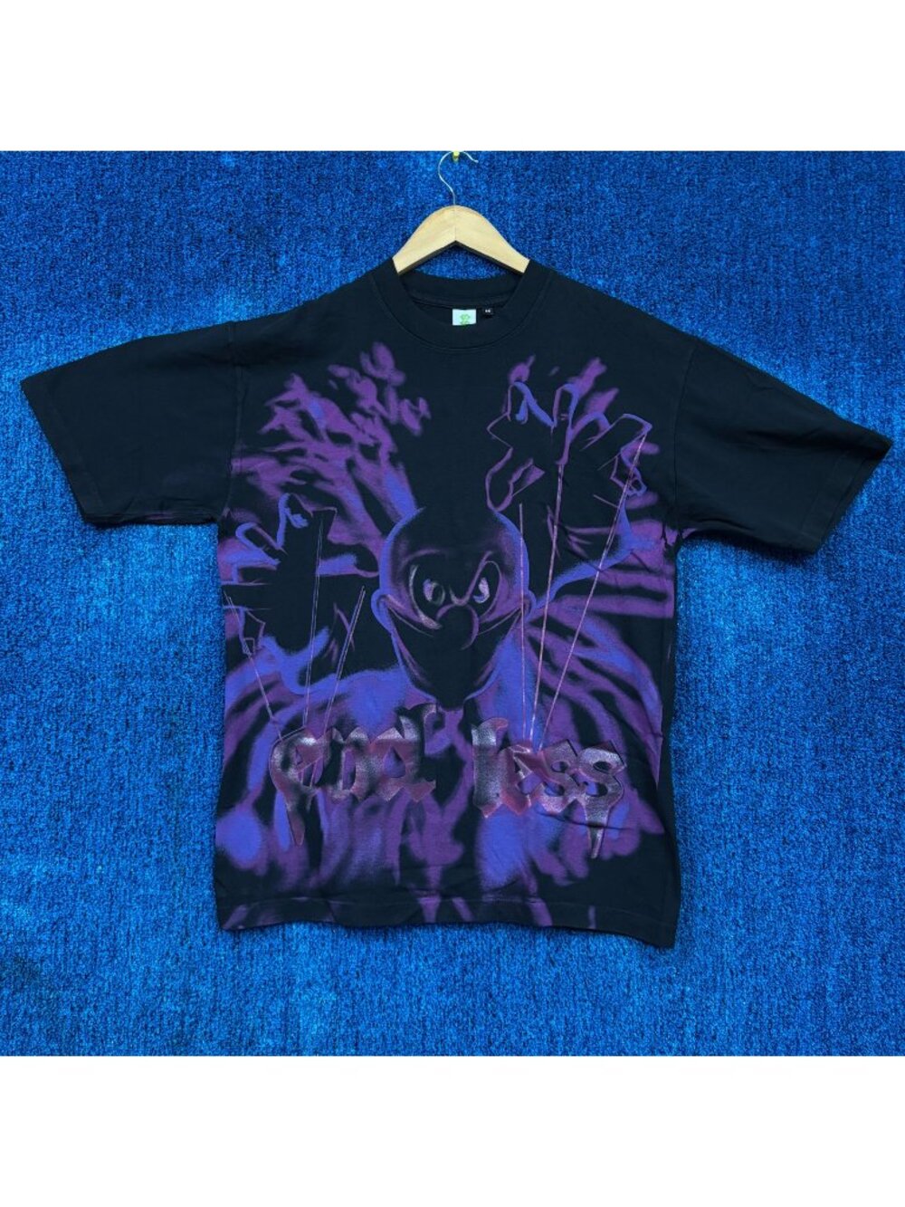 Endless Denim Purple Puppet Graphic T-Shirt Size Medium